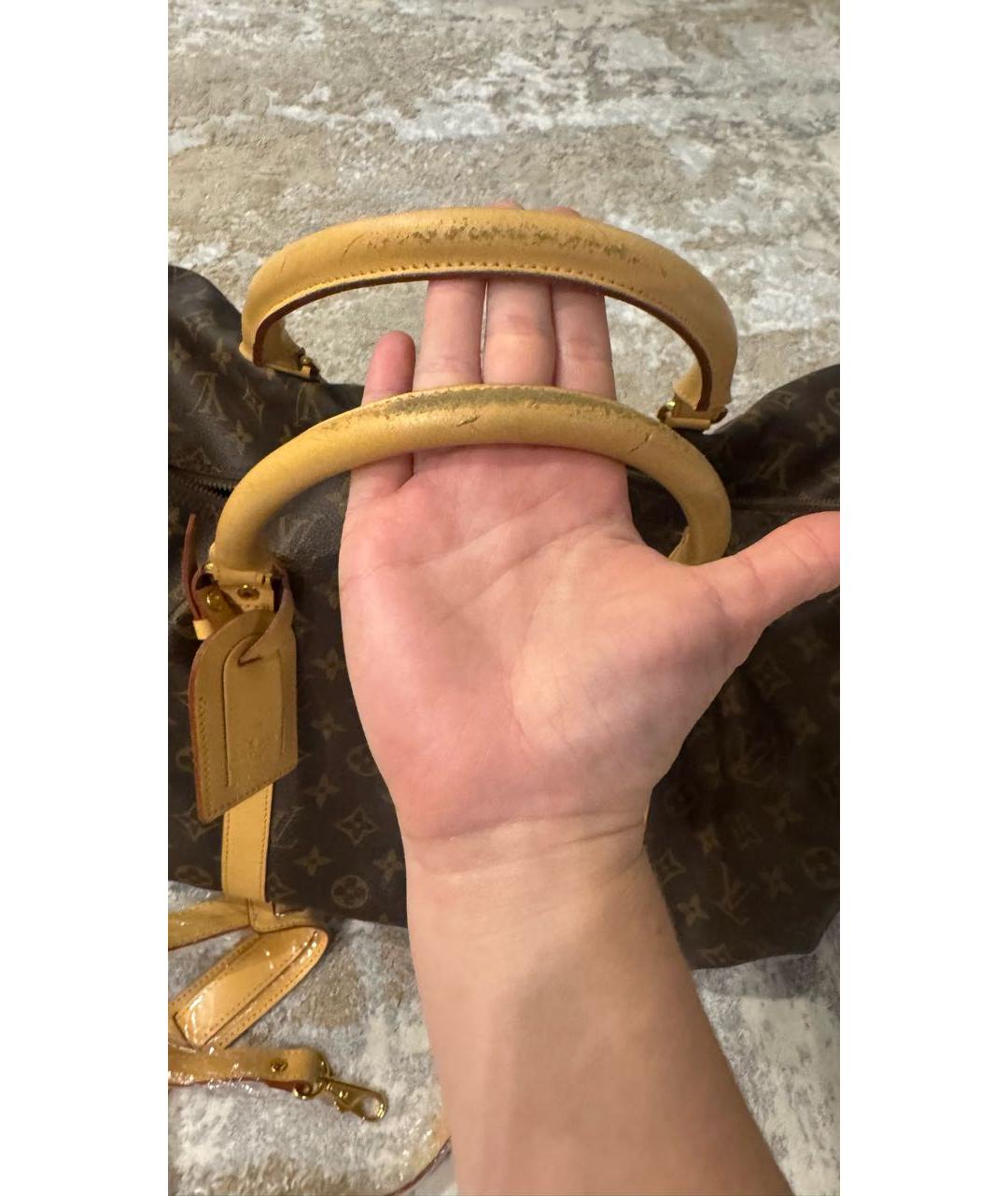 LOUIS VUITTON Коричневая дорожная/спортивная сумка, фото 5