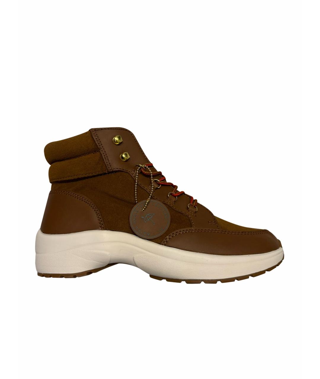 RALPH LAUREN Коричневые кожаные ботинки, фото 1