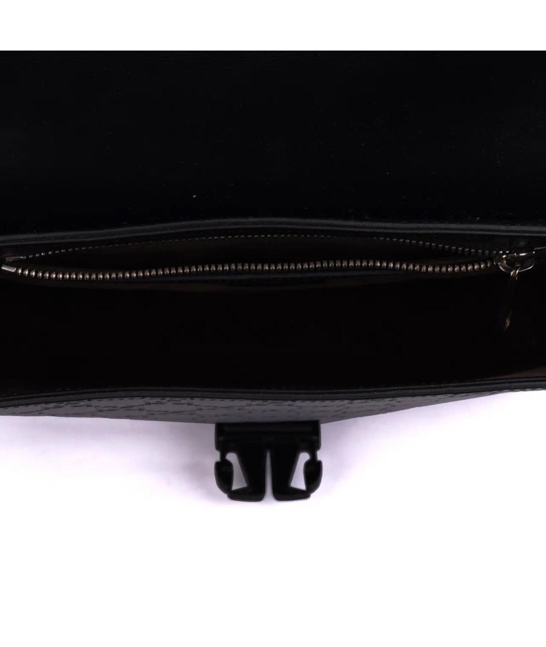 GUCCI Черная кожаная сумка на плечо, фото 8