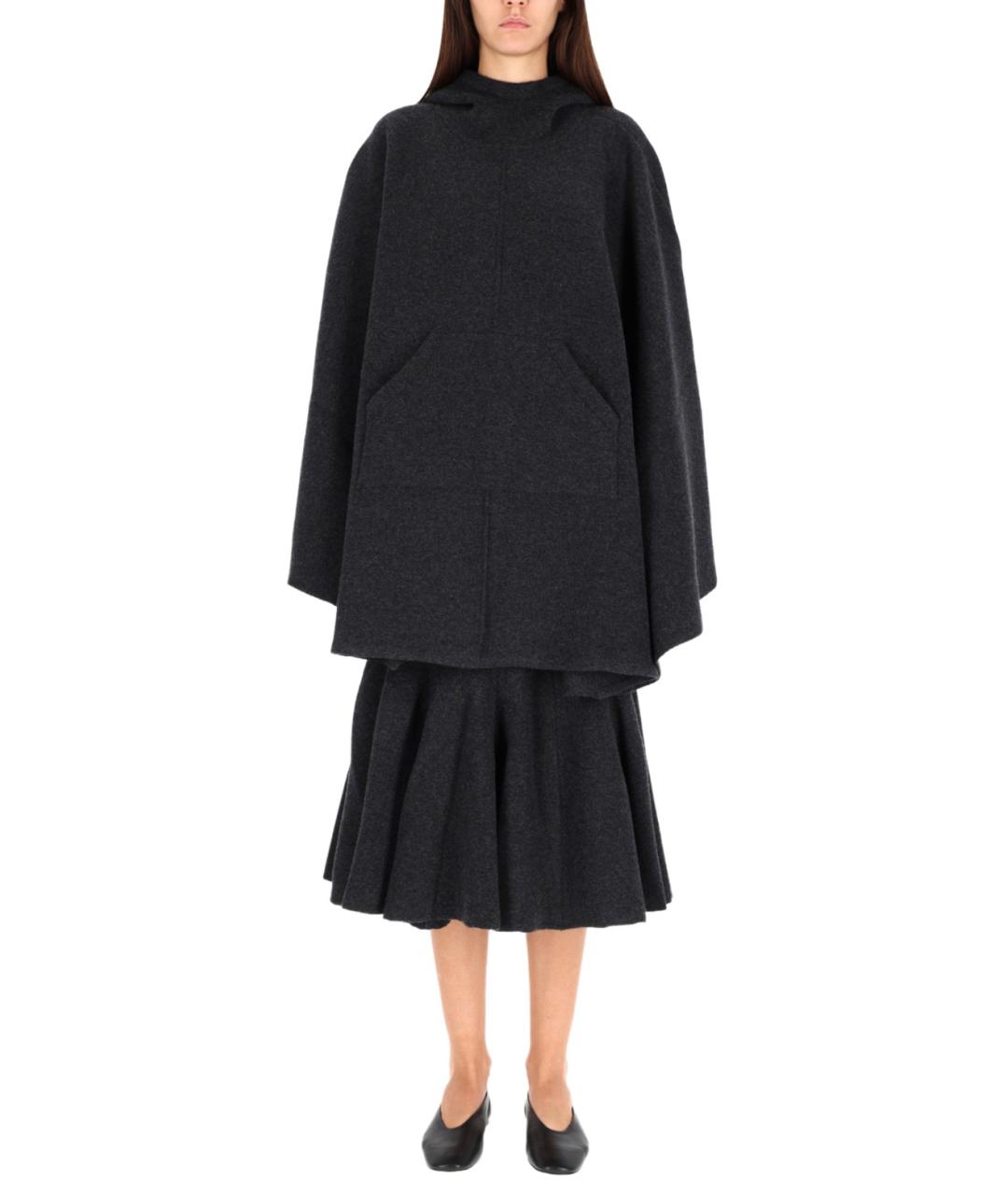 BOTTEGA VENETA Серое кашемировое пальто, фото 4