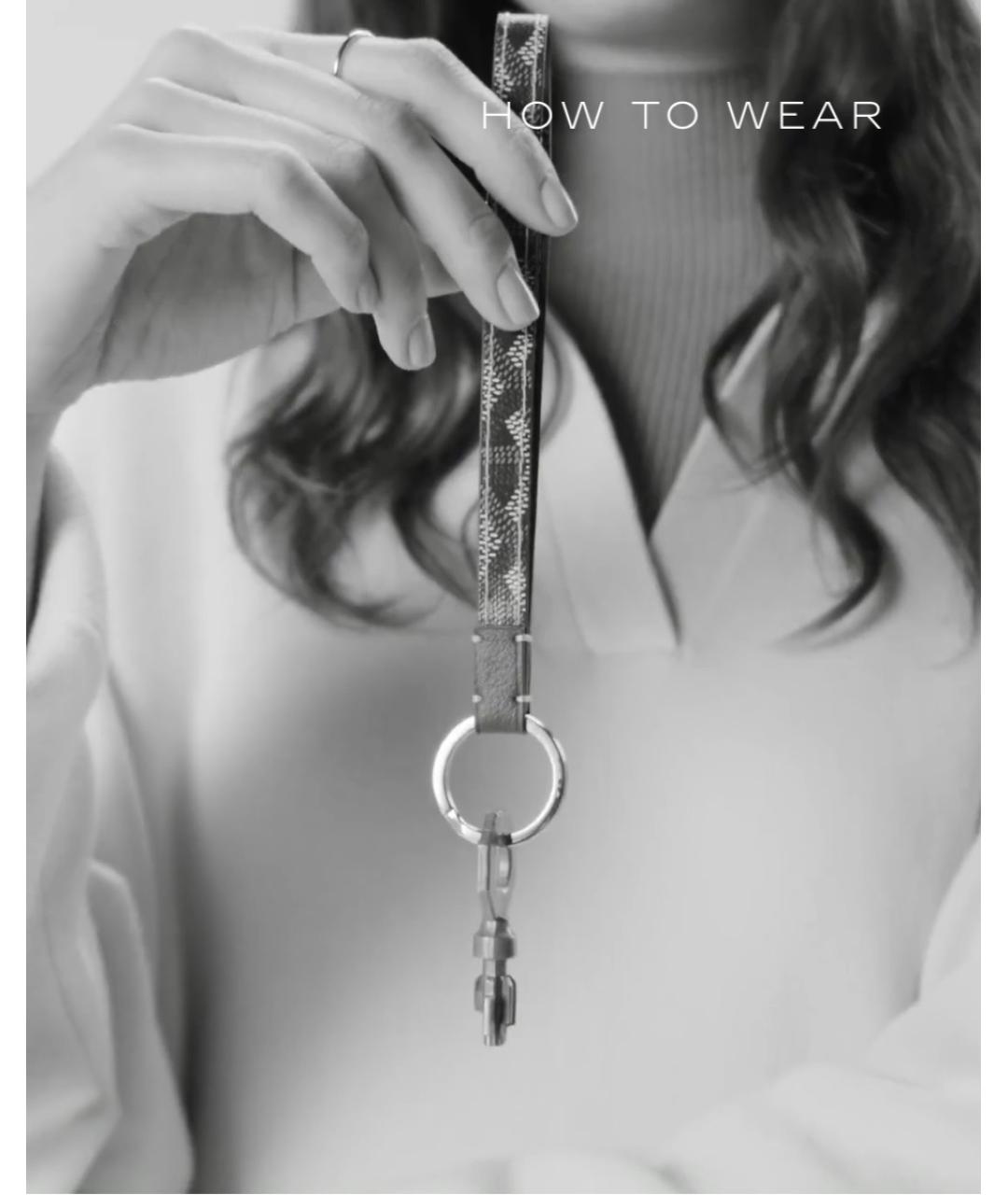 GOYARD Оранжевый брелок, фото 5