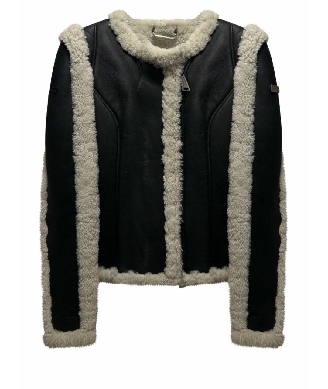 PHILIPP PLEIN Черная дубленка, фото 1