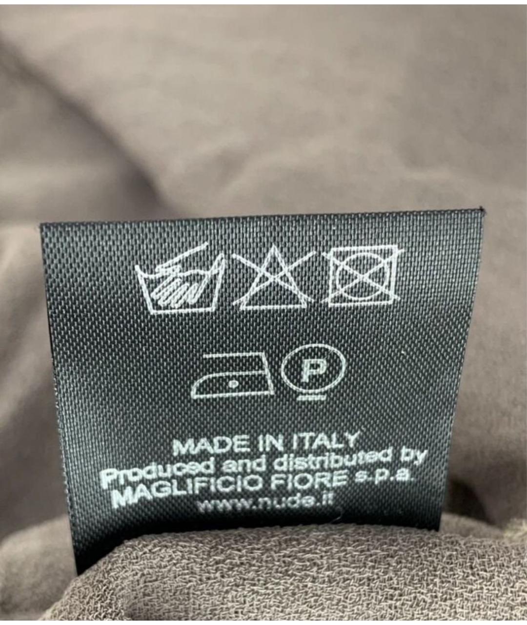 NUDE Бежевое полиэстеровое платье, фото 4