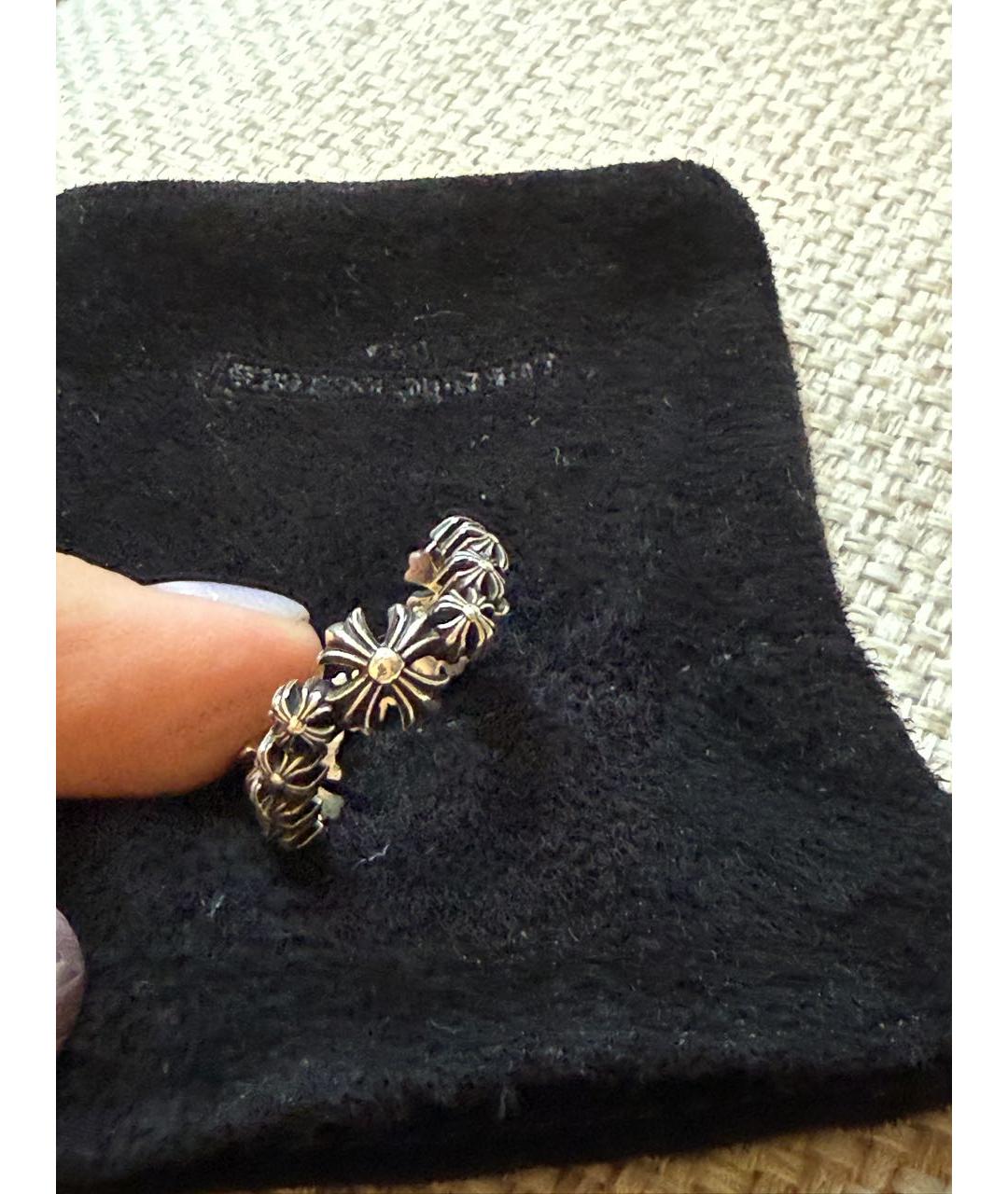 CHROME HEARTS Серебряное серебряное кольцо, фото 4
