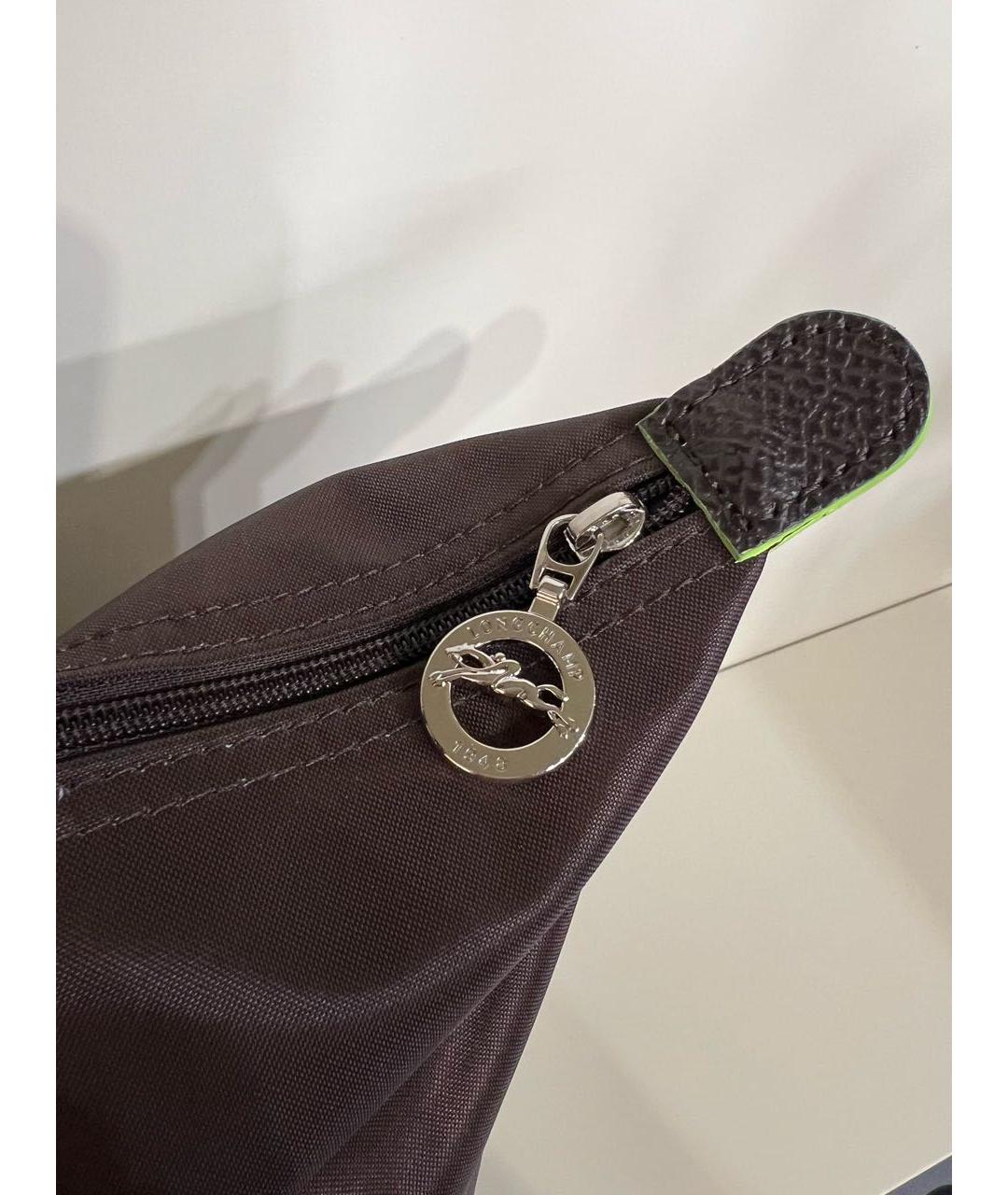 LONGCHAMP Коричневая синтетическая сумка тоут, фото 3