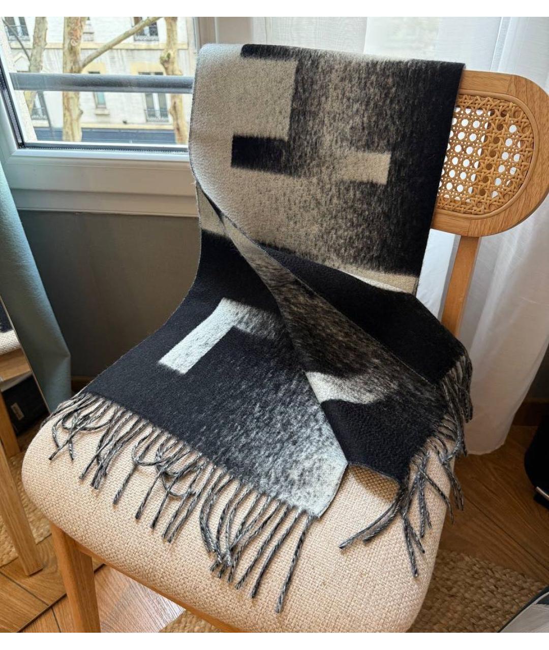 CHANEL Мульти кашемировый шарф, фото 3