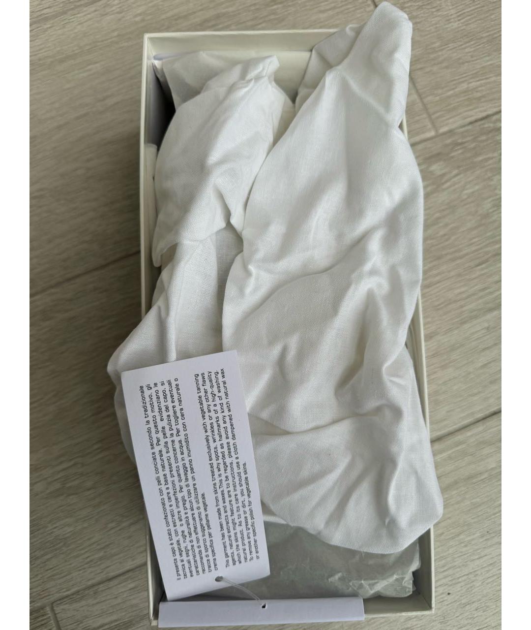 MAISON MARGIELA Коричневые кожаные балетки, фото 8