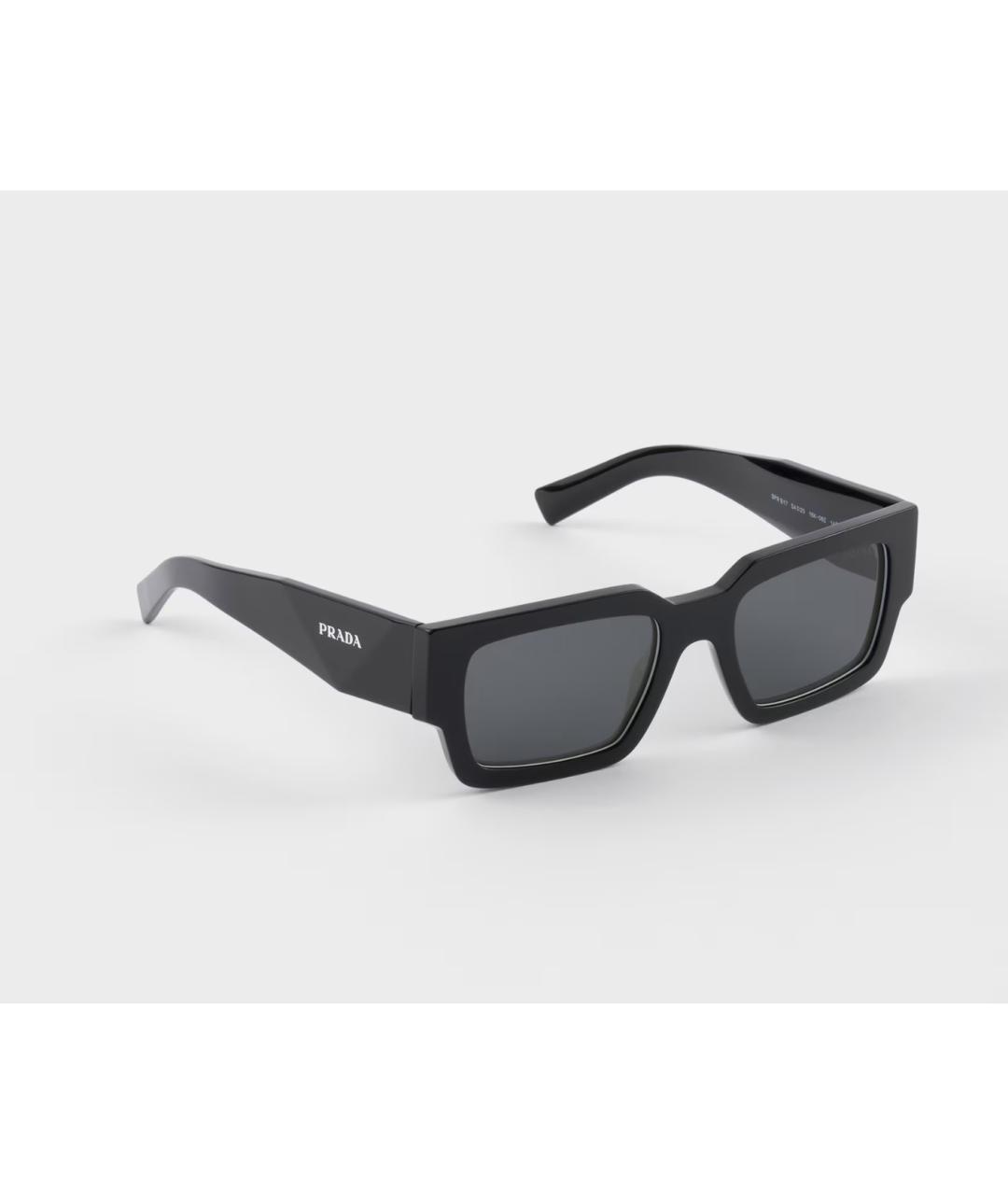 PRADA Черные солнцезащитные очки, фото 5