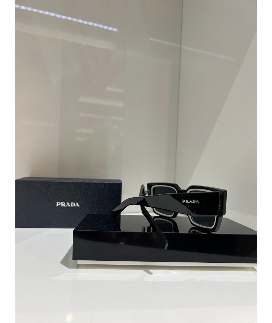 PRADA Черные солнцезащитные очки, фото 4