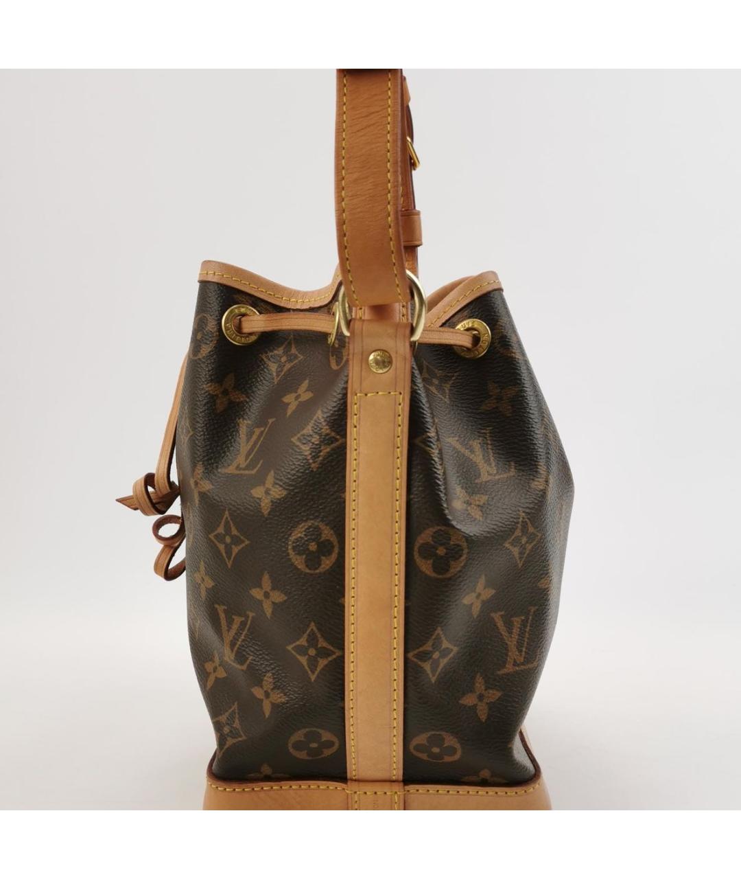 LOUIS VUITTON Коричневая кожаная сумка тоут, фото 2