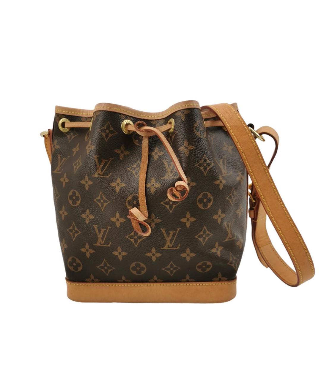 LOUIS VUITTON Коричневая кожаная сумка тоут, фото 1