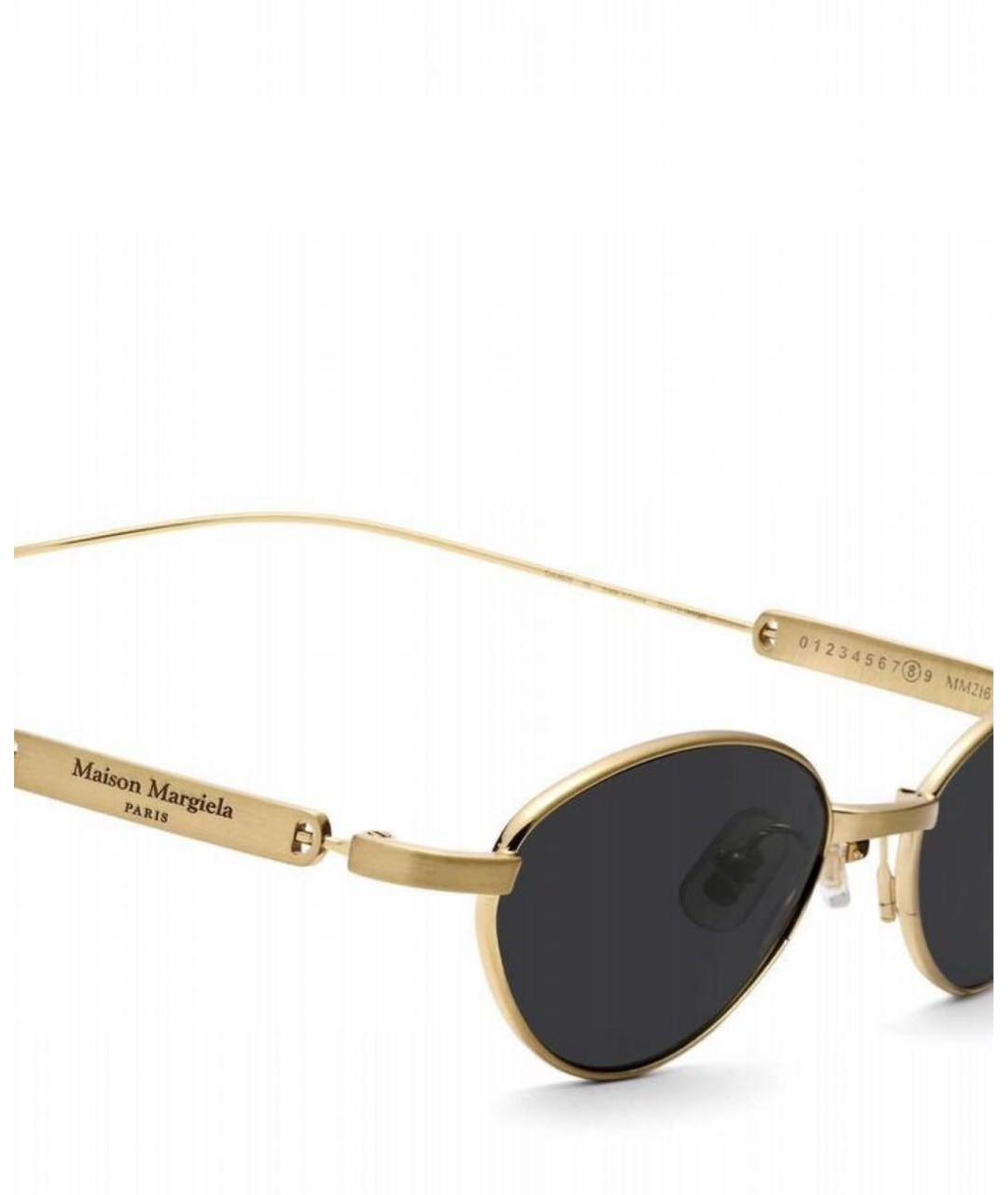 GENTLE MONSTER Золотые металлические солнцезащитные очки, фото 2