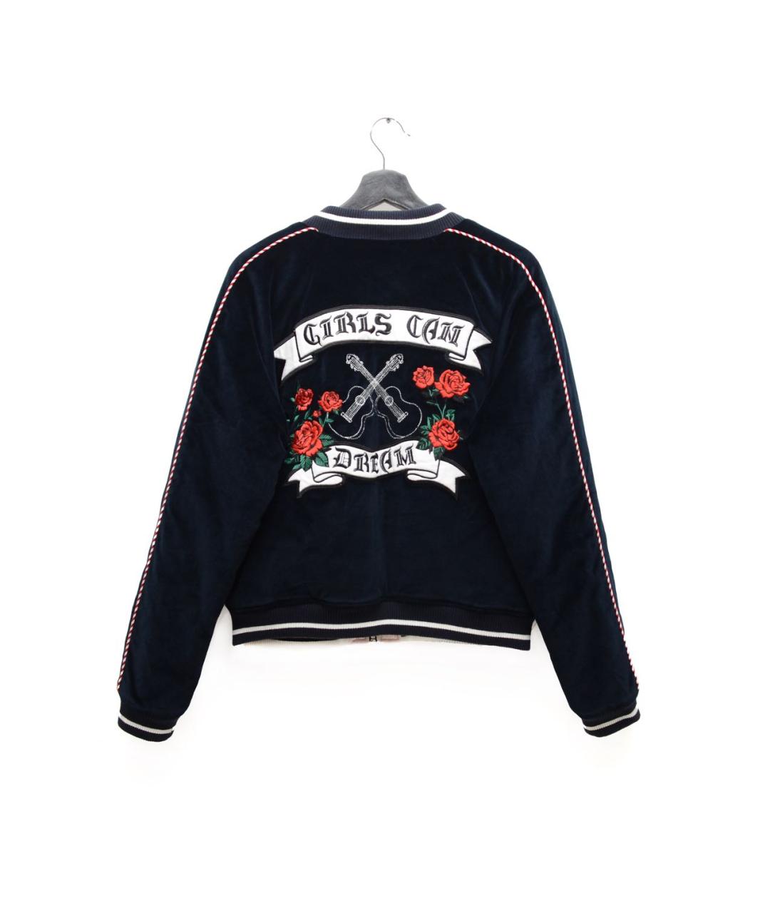 SANDRO Темно-синяя хлопковая куртка, фото 2