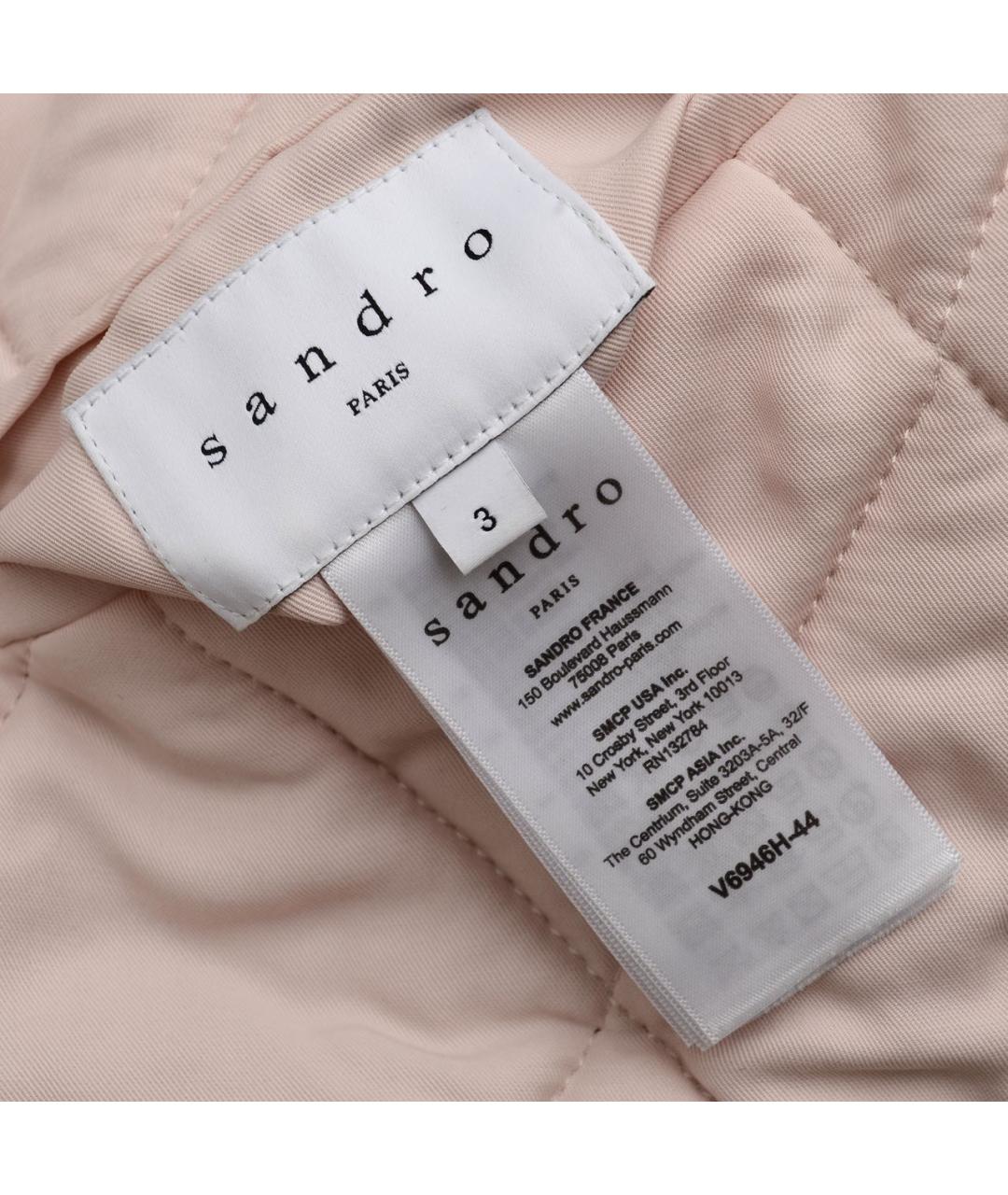 SANDRO Темно-синяя хлопковая куртка, фото 7