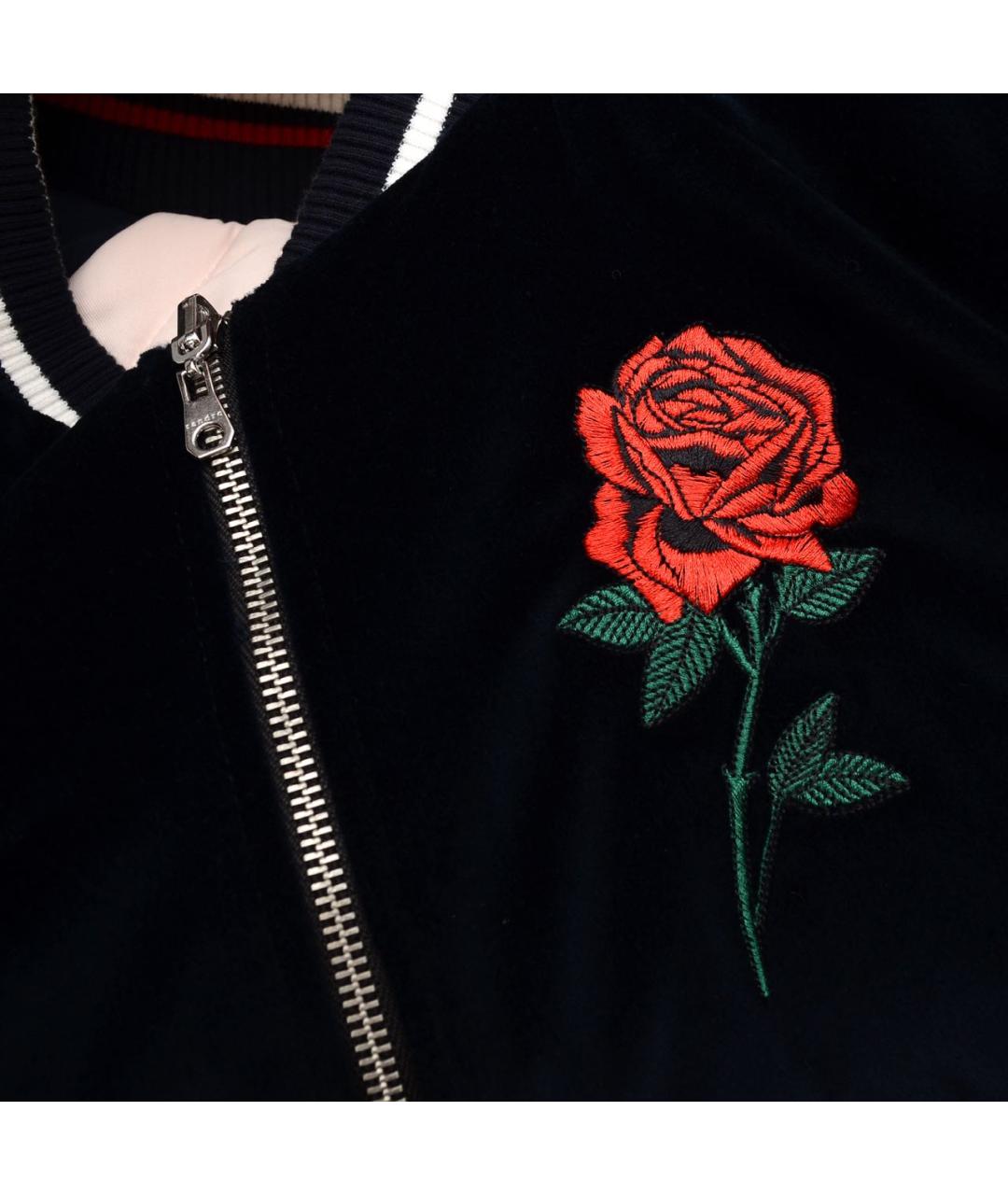 SANDRO Темно-синяя хлопковая куртка, фото 6