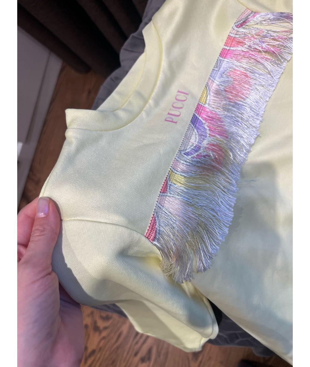 EMILIO PUCCI Желтый хлопковый комплект, фото 8