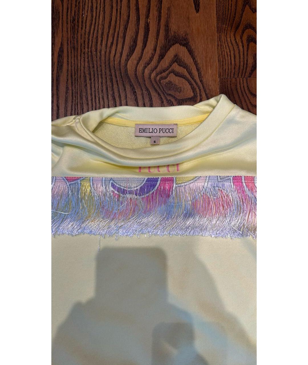 EMILIO PUCCI Желтый хлопковый комплект, фото 2