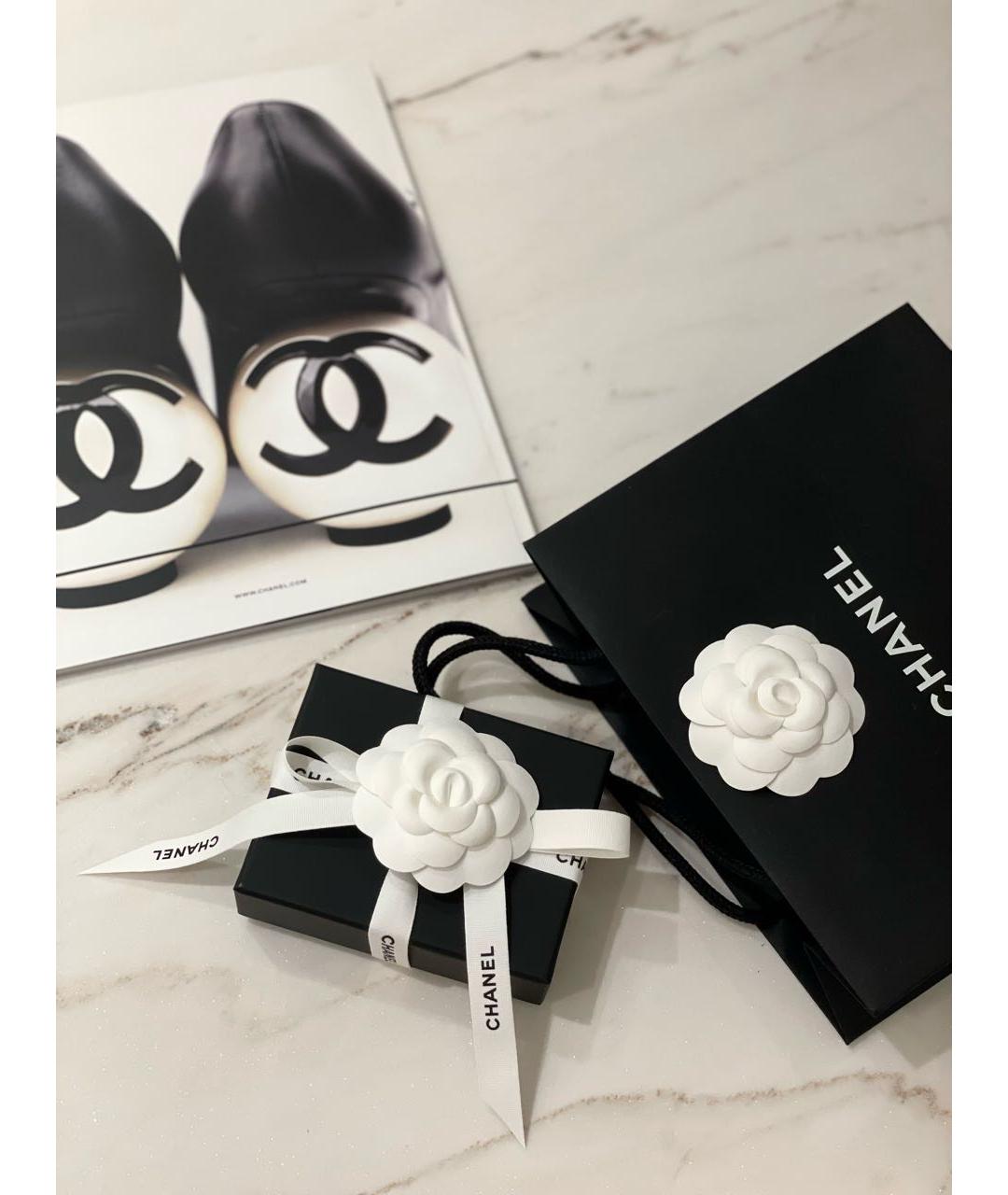 CHANEL Золотые металлические серьги, фото 5