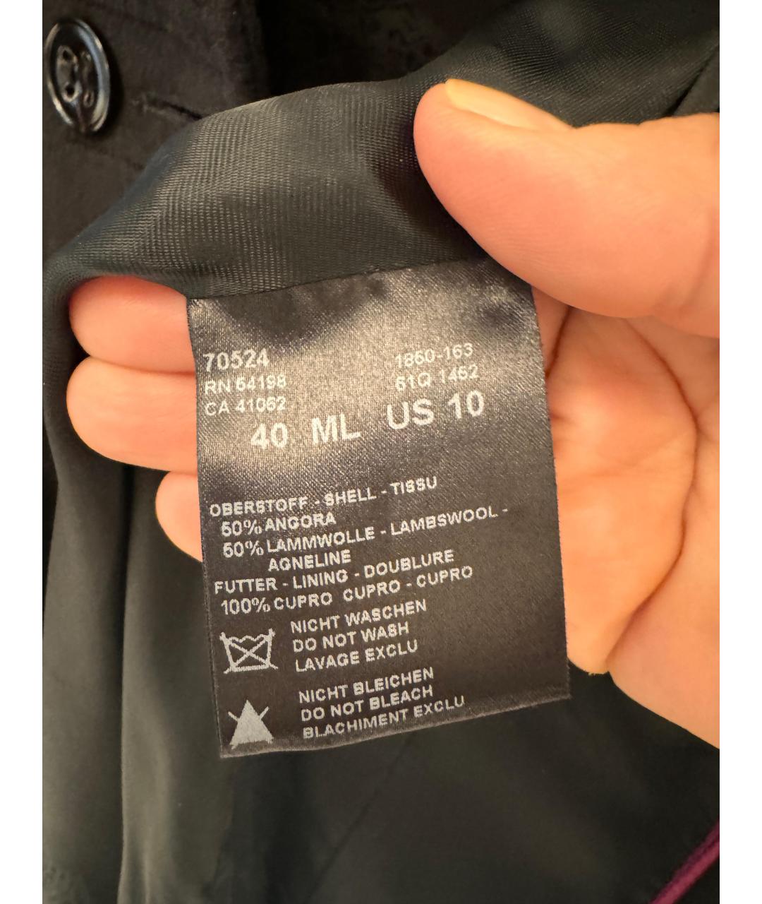 BOGNER Черное пальто, фото 6