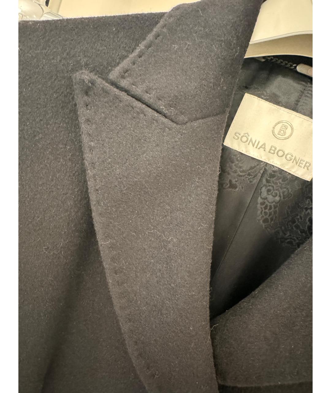 BOGNER Черное пальто, фото 4