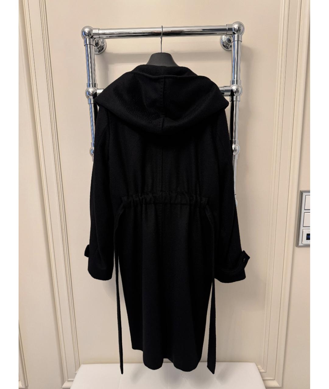 MAX MARA STUDIO Черное пальто, фото 2