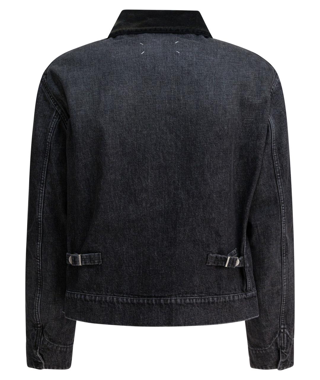 MAISON MARGIELA Черная хлопковая куртка, фото 2