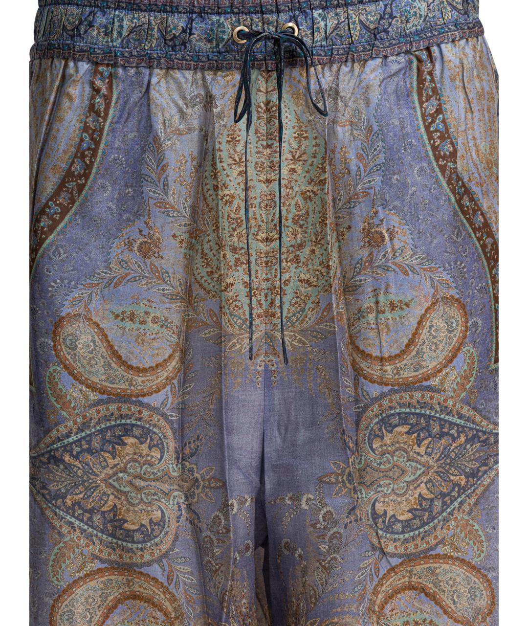 ZIMMERMANN Мульти шелковые прямые брюки, фото 3