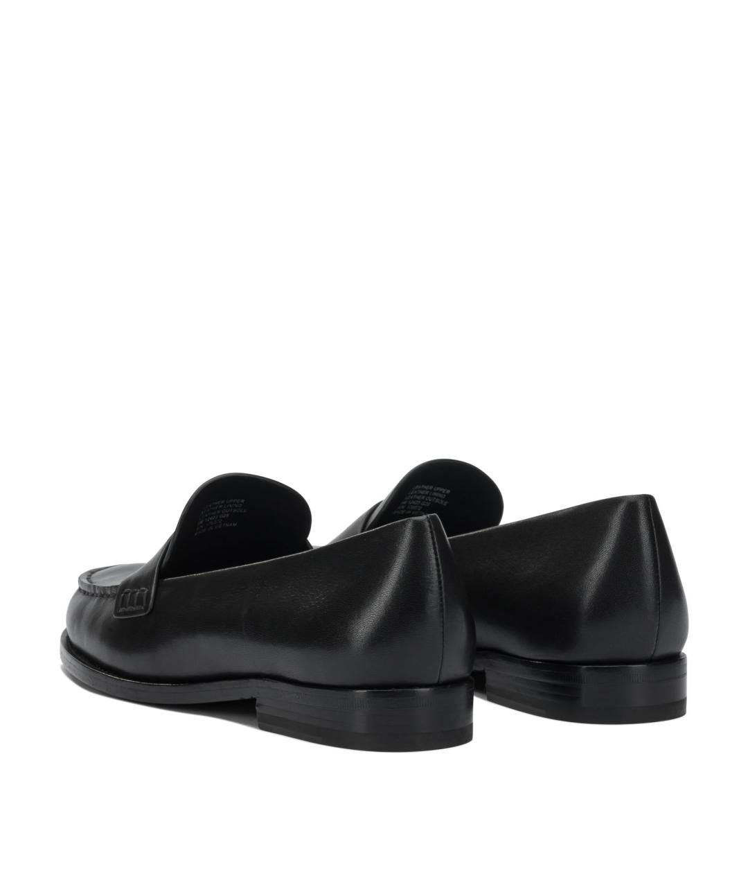 TORY BURCH Черные кожаные лоферы, фото 4