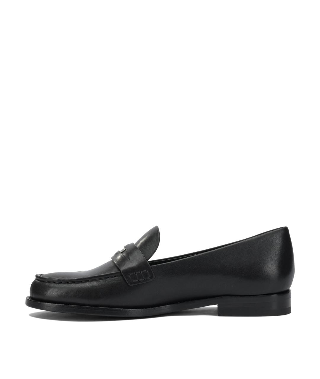 TORY BURCH Черные кожаные лоферы, фото 3