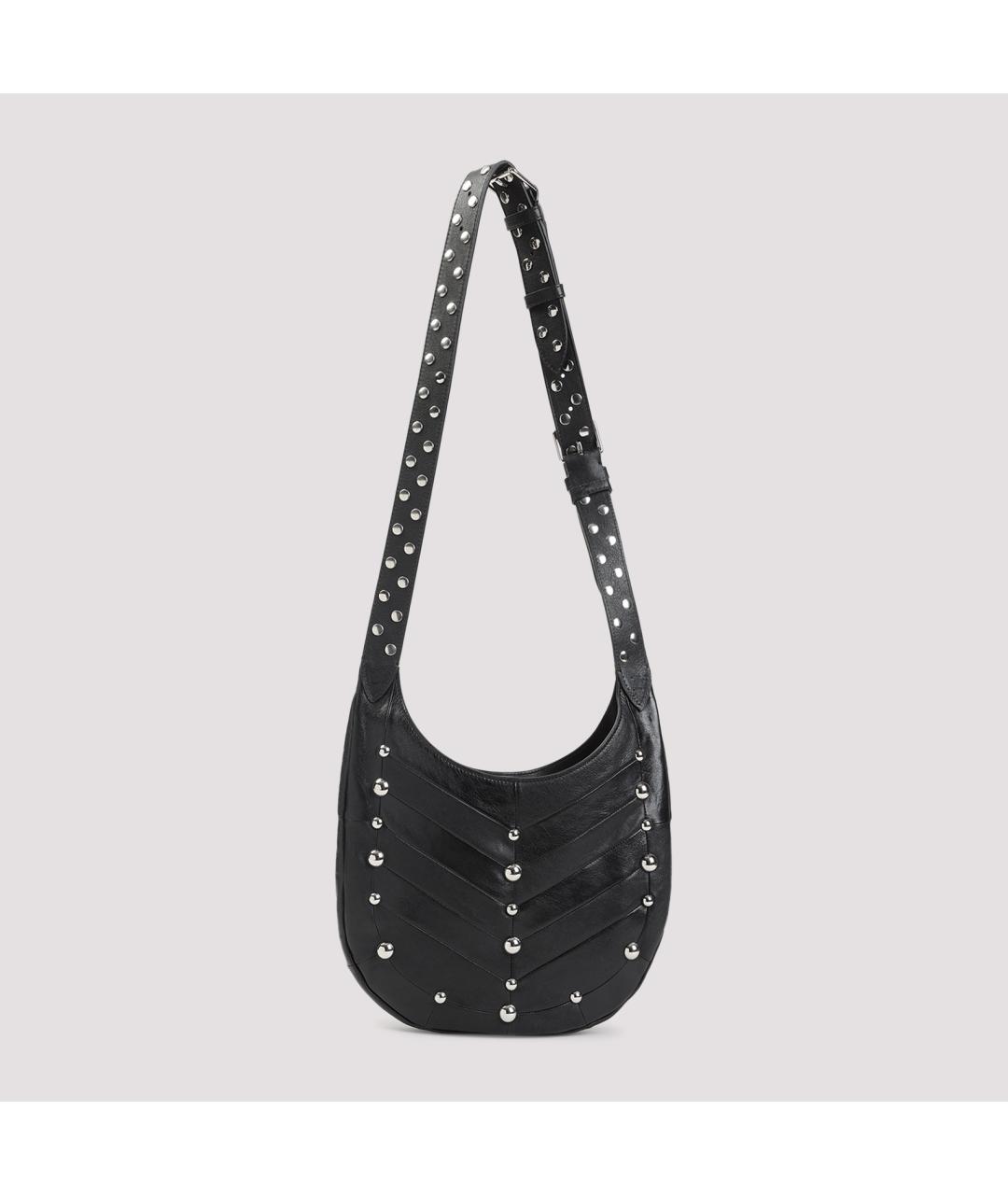 VALENTINO Черная кожаная сумка через плечо, фото 2