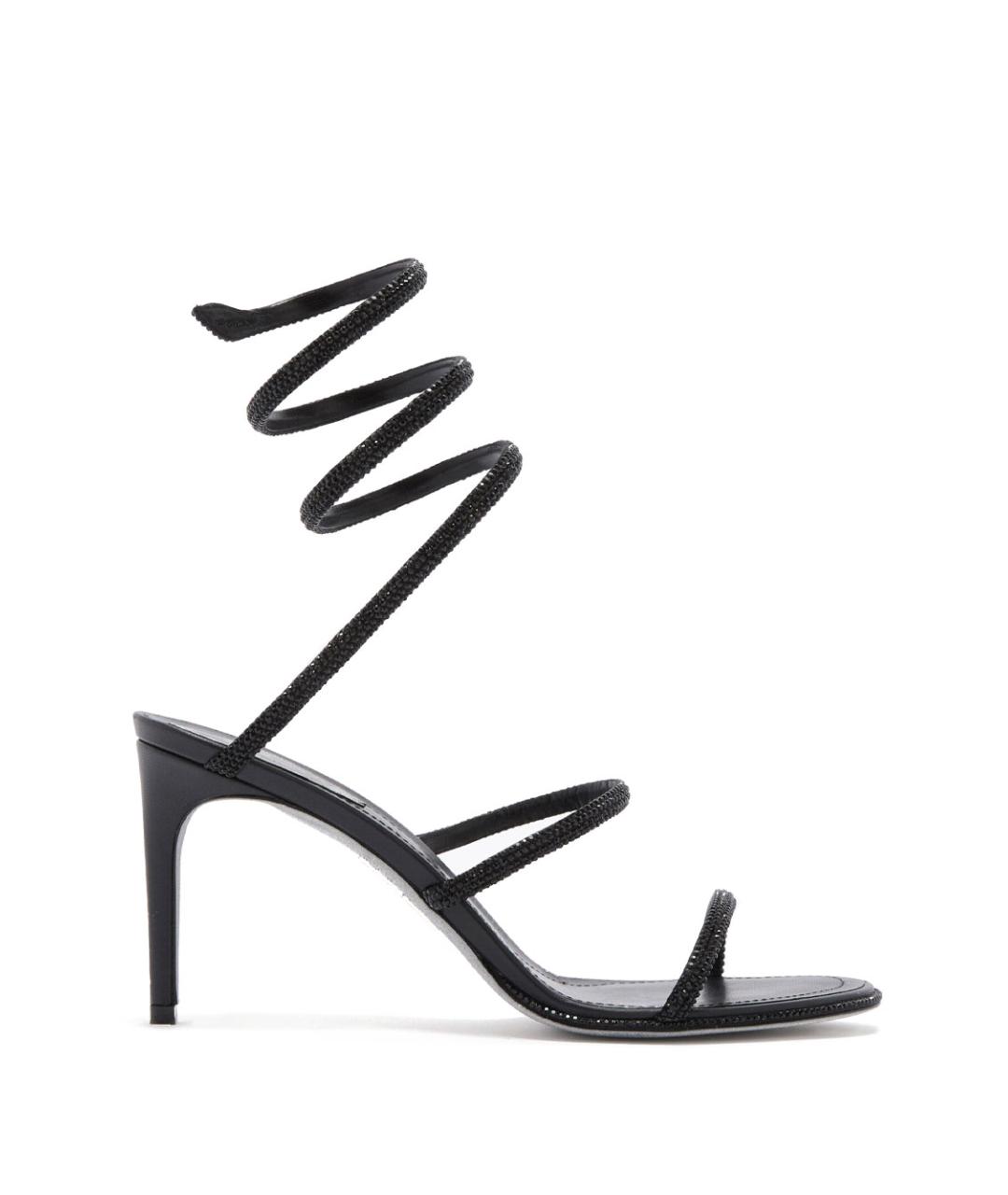 RENE CAOVILLA Черные босоножки, фото 1