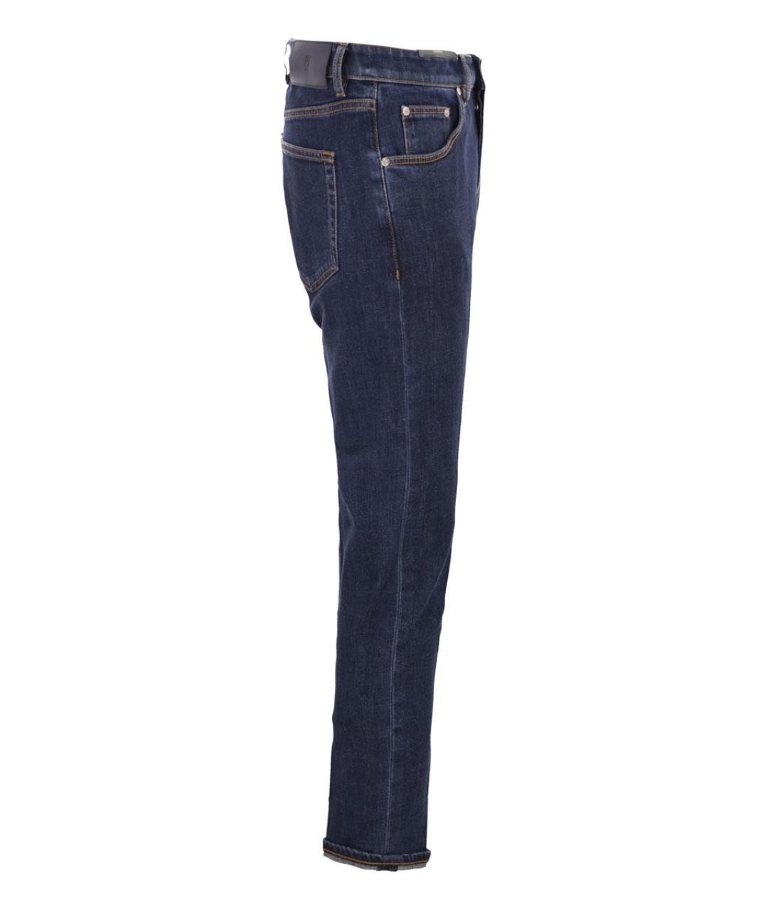 PT TORINO Темно-синие хлопковые джинсы скинни, фото 3