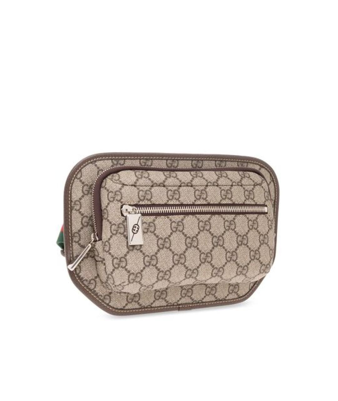 GUCCI Бежевая поясная сумка, фото 3