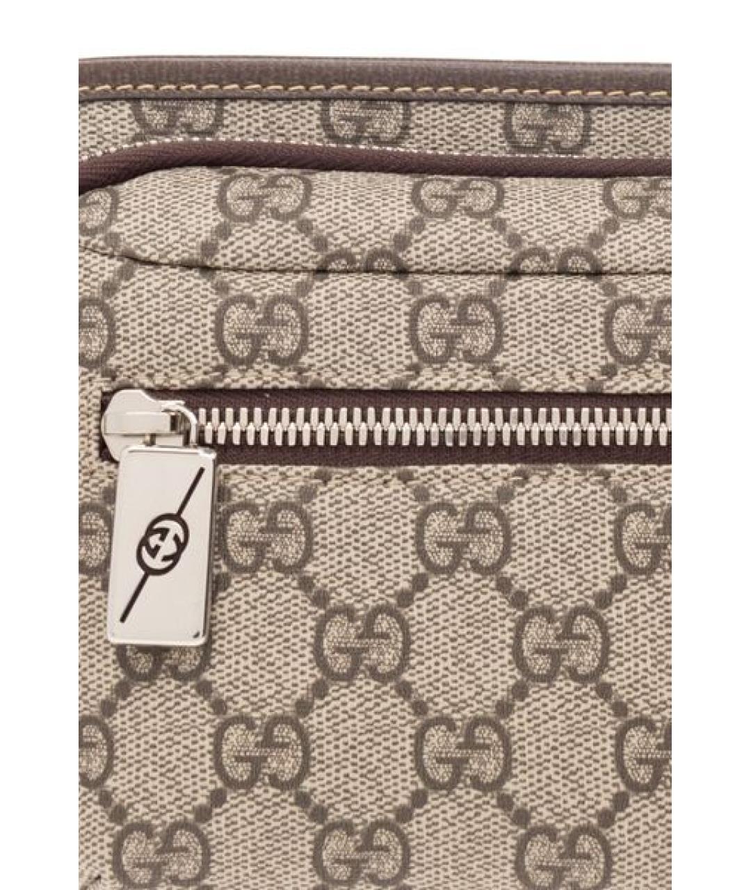GUCCI Бежевая поясная сумка, фото 5