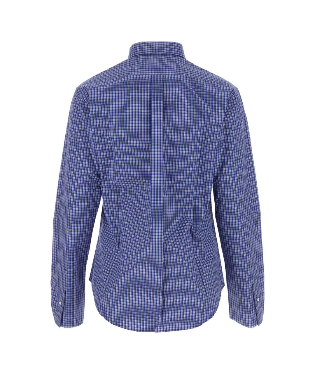 MIU MIU Синяя хлопковая рубашка, фото 2