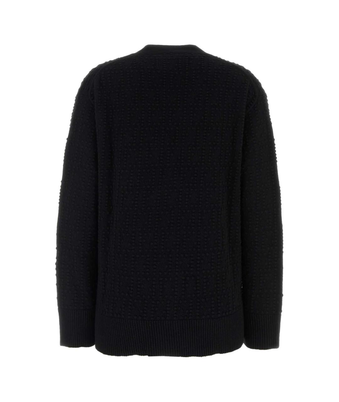 FENDI Черный шерстяной кардиган, фото 2