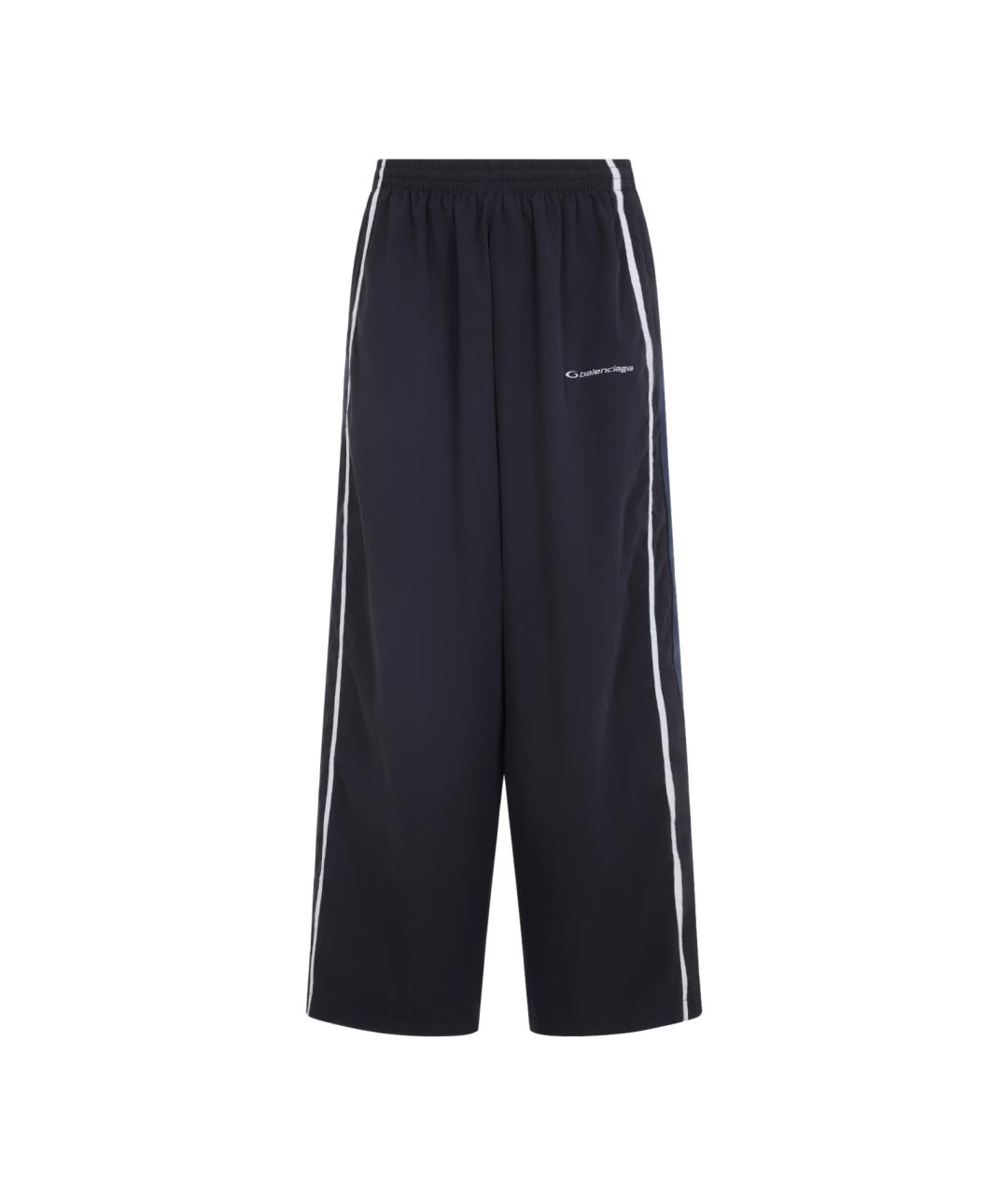 BALENCIAGA Мульти полиэстеровые повседневные брюки, фото 1