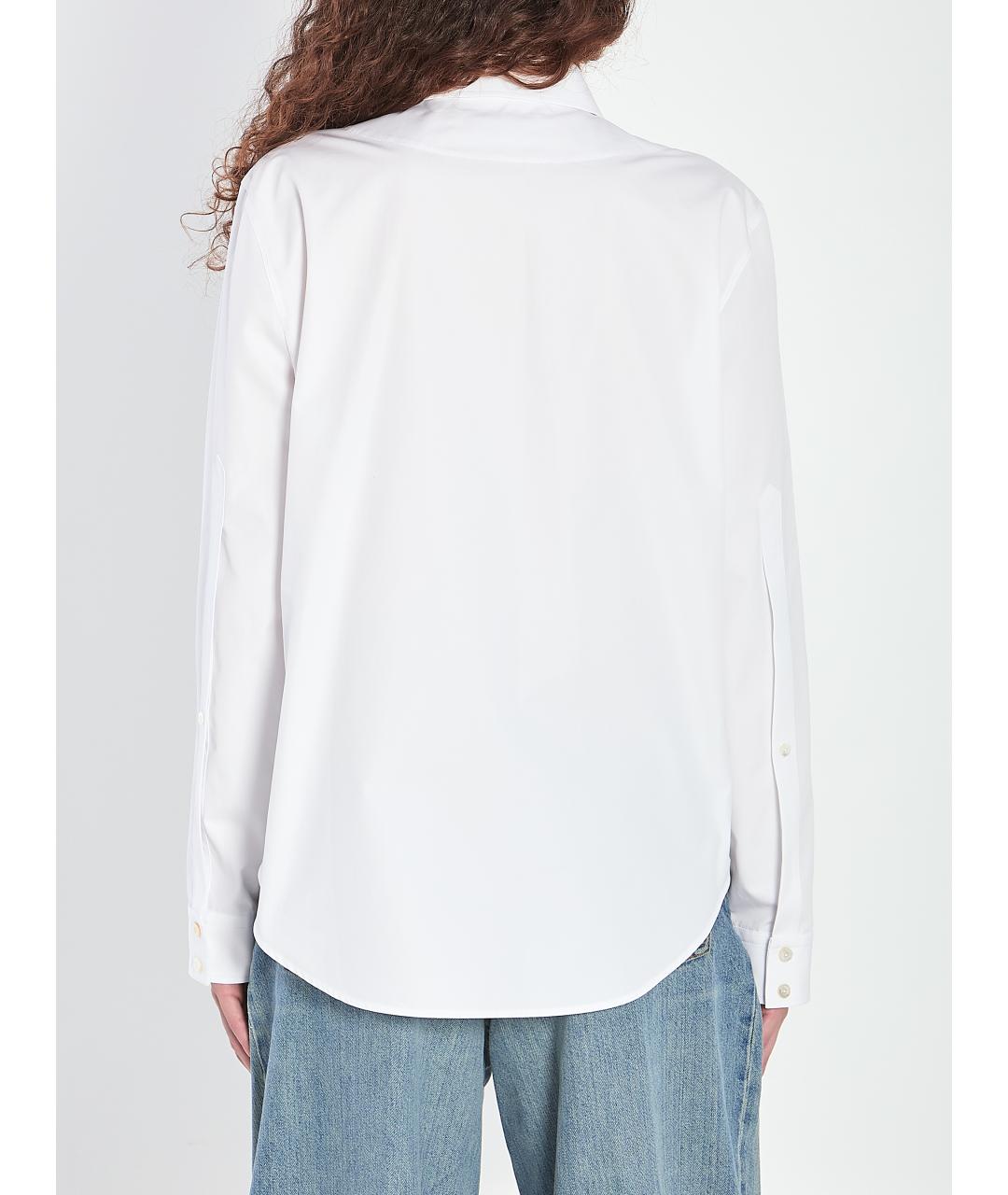 GUCCI Белая хлопковая рубашка, фото 4