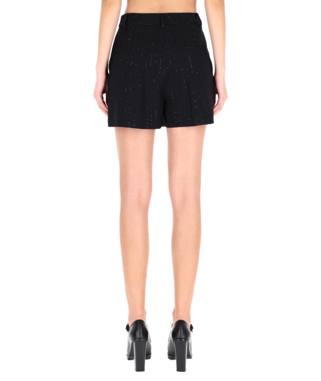 MAX MARA Черные шерстяные прямые брюки, фото 4