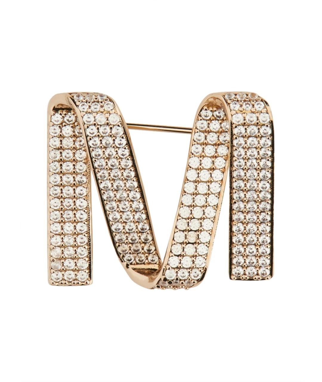 MAX MARA Золотая металлическая булавка / брошь, фото 1