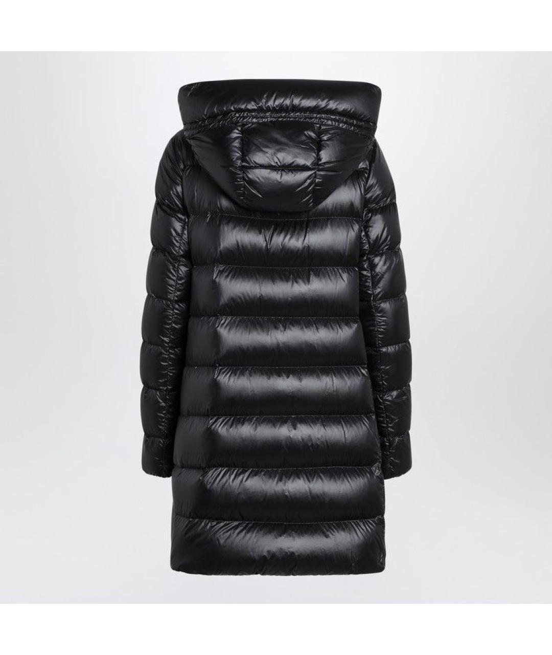 MONCLER Черный полиамидовый пуховик, фото 2