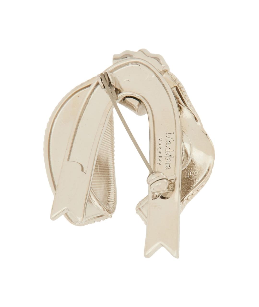 MAX MARA Золотая металлическая булавка / брошь, фото 2