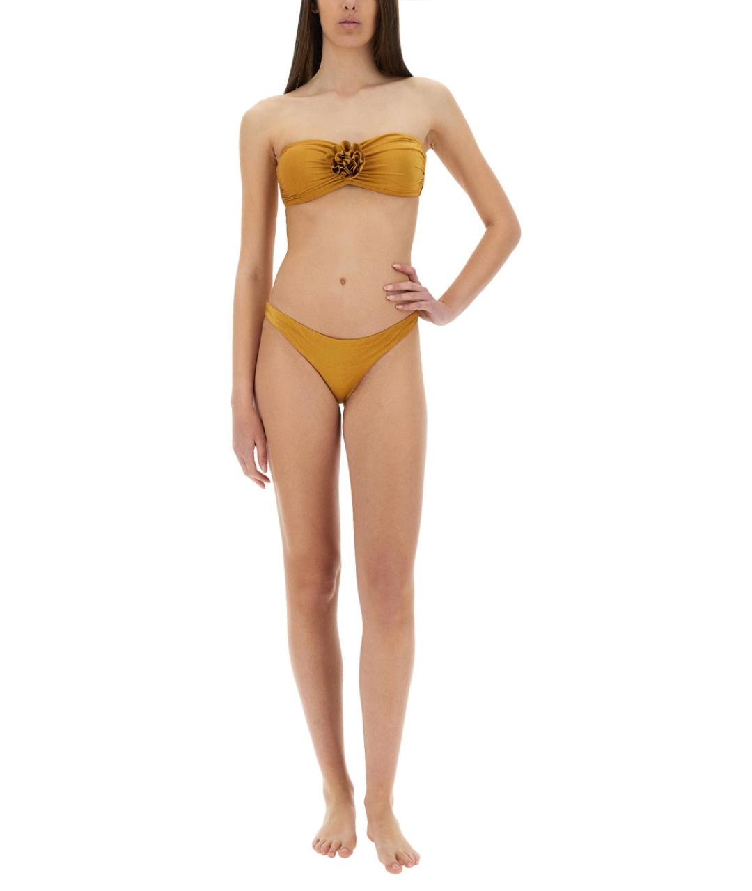 ZIMMERMANN Оранжевый полиамидовый купальник, фото 2