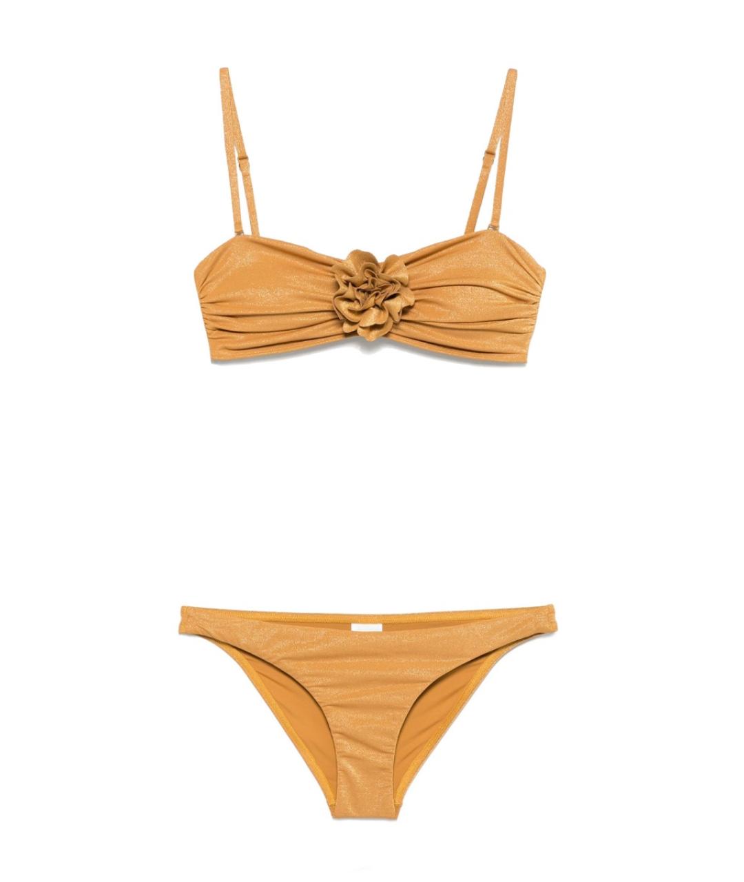 ZIMMERMANN Оранжевый полиамидовый купальник, фото 1