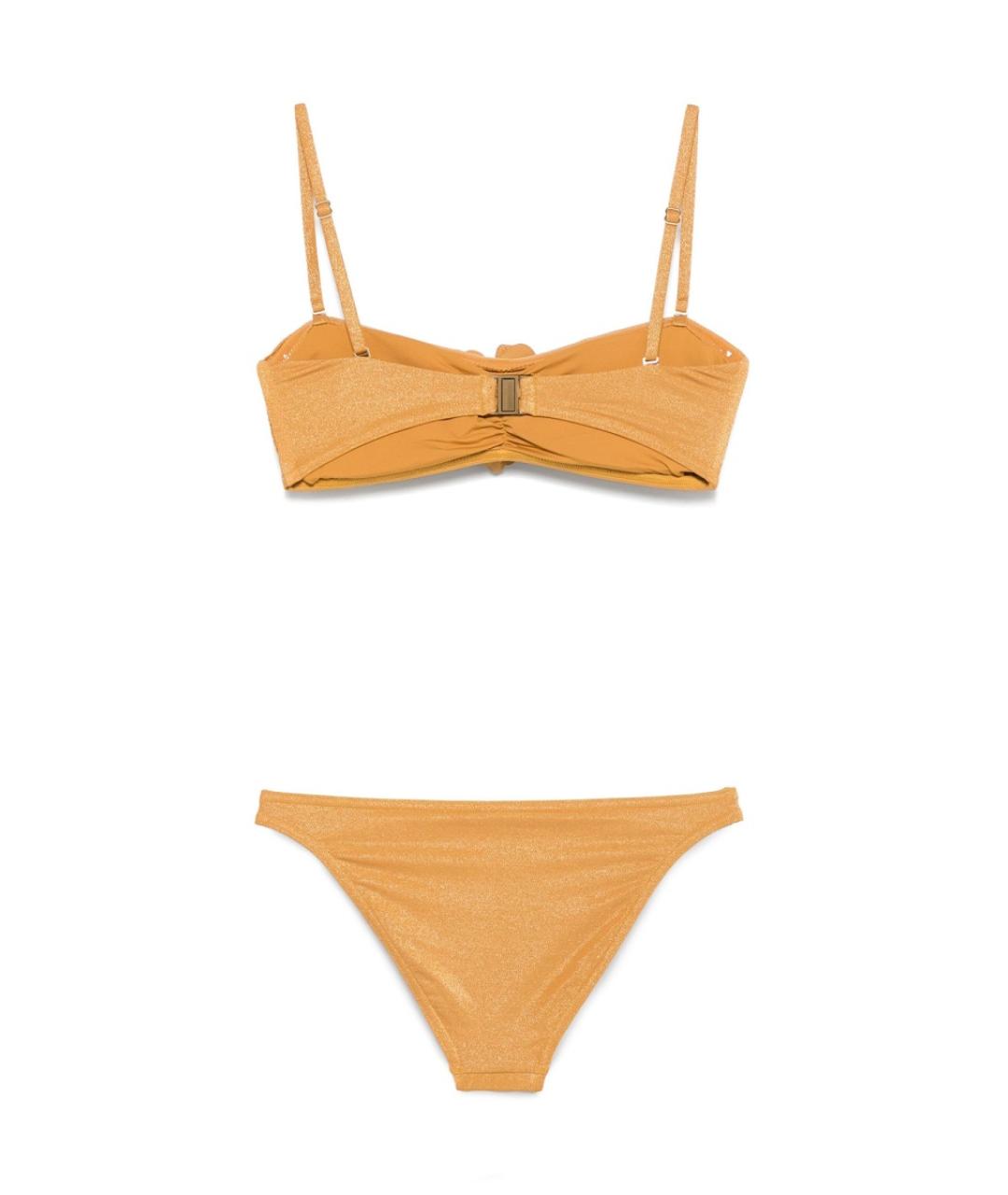 ZIMMERMANN Оранжевый полиамидовый купальник, фото 3