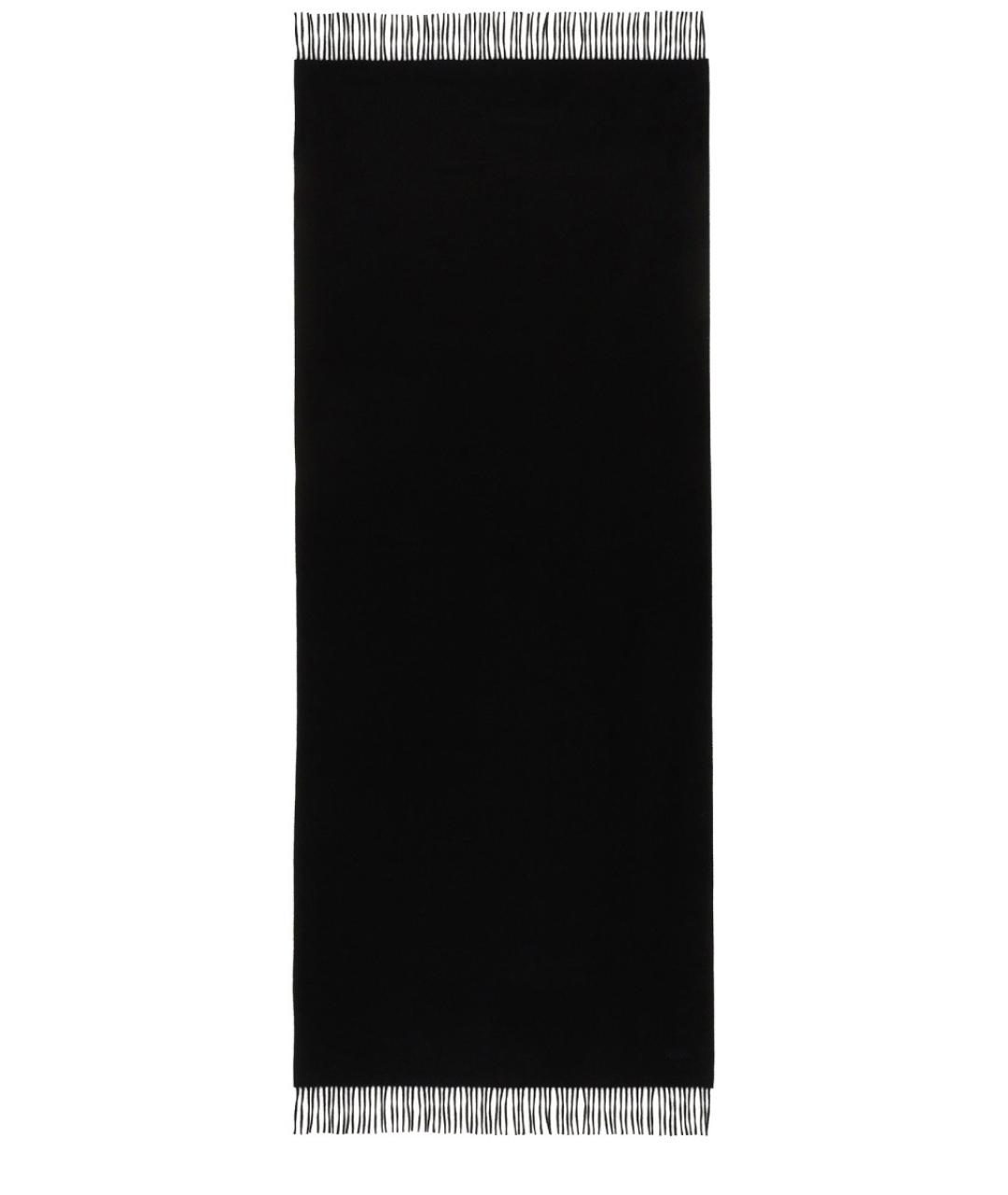 MAX MARA Черный кашемировый шарф, фото 1
