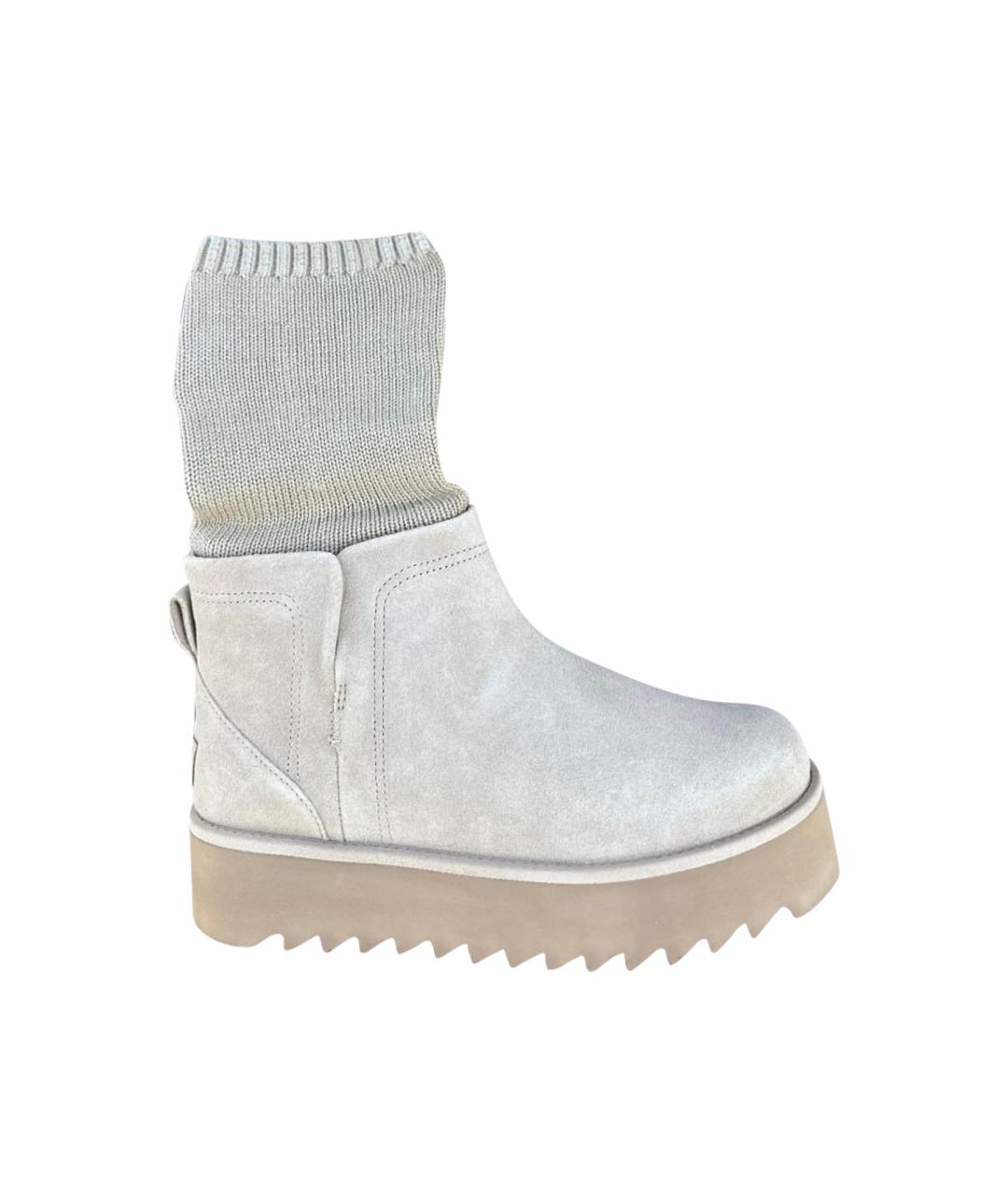 UGG AUSTRALIA Бежевые замшевые ботинки, фото 1