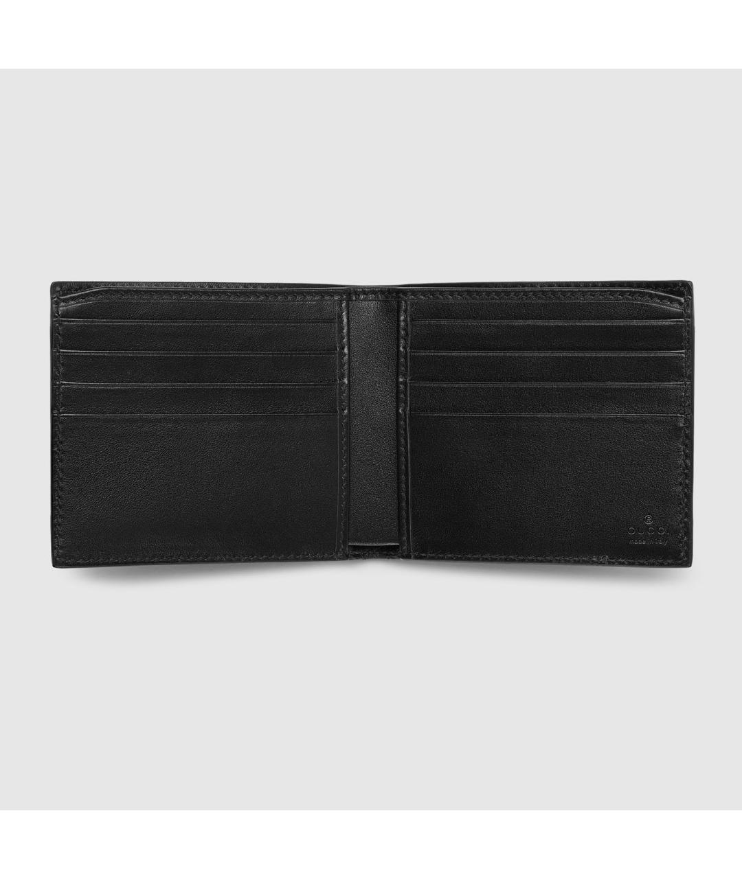 GUCCI Черный кожаный кошелек, фото 2