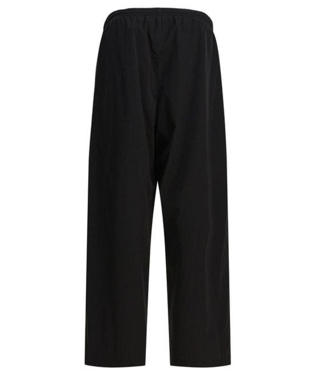 BALENCIAGA Черные полиэстеровые повседневные брюки, фото 2