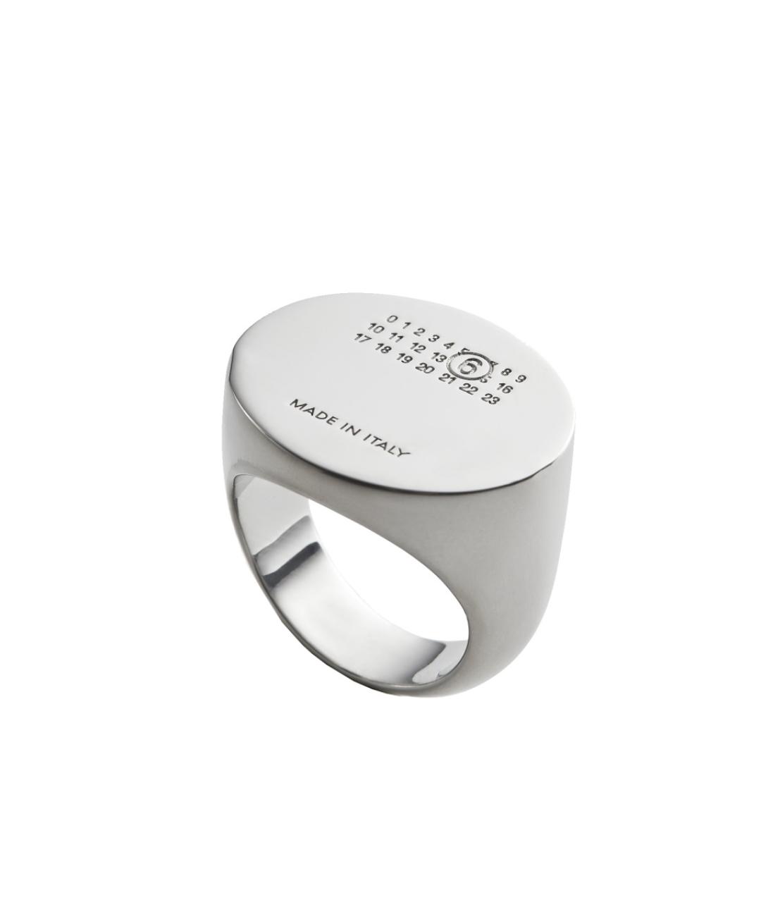 MM6 MAISON MARGIELA Серебряное латунное кольцо, фото 5